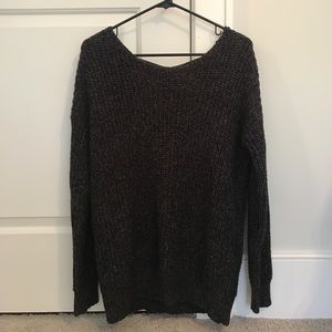 Black, knit sweater!